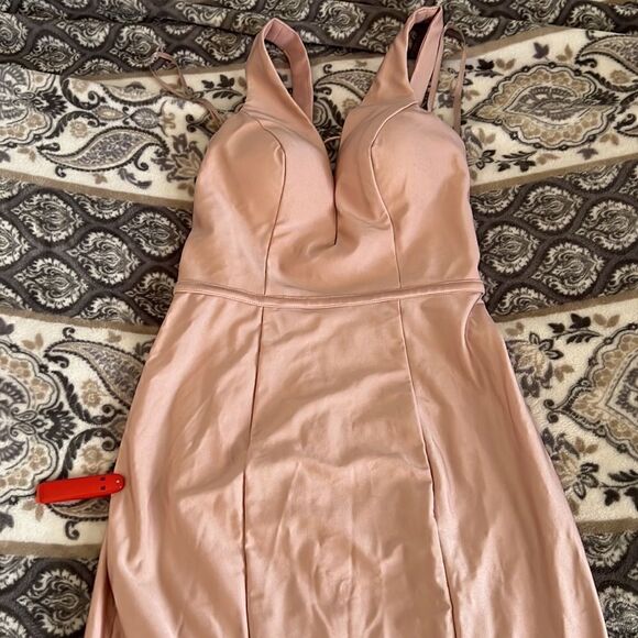 Mac Duggal IEENA 26273 Prom Dress Long Mermaid Backless V Neck Corset - Picture 7 of 7